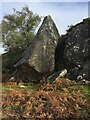 Striking rock at Stell Crags