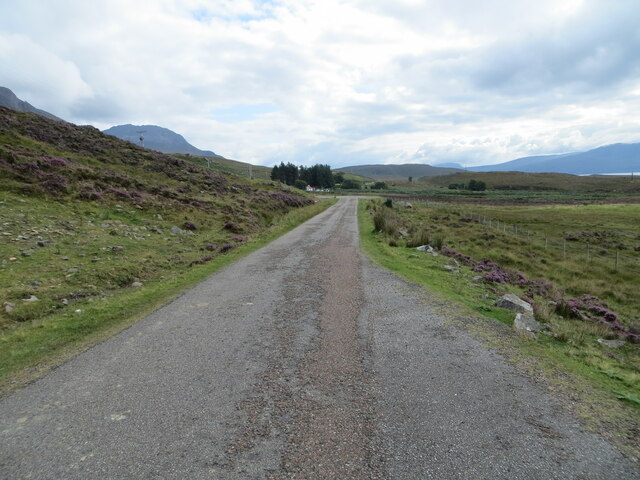 Minor road approaching Achvraie
