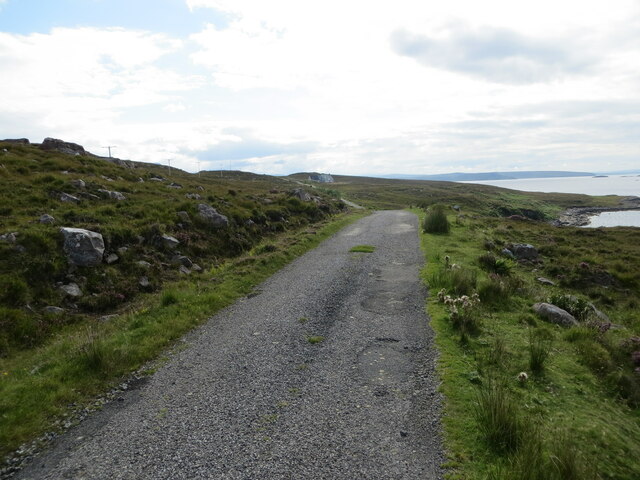 Minor road near to Achnacarinan
