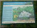 TQ0695 : Information Board by the River Chess near Scotsbridge (2) by David Hillas