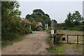 Old yard by Water Moor Lane