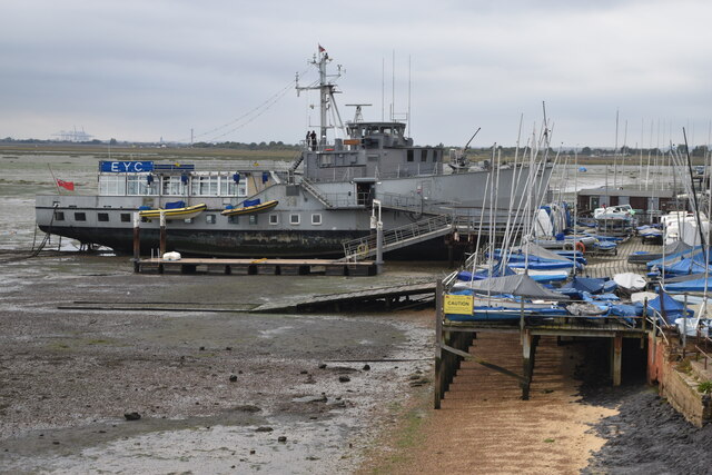 Essex Yacht Club's HQS Wilton © David Martin :: Geograph Britain and Ireland