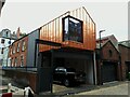 Copper-clad building on Somers Street