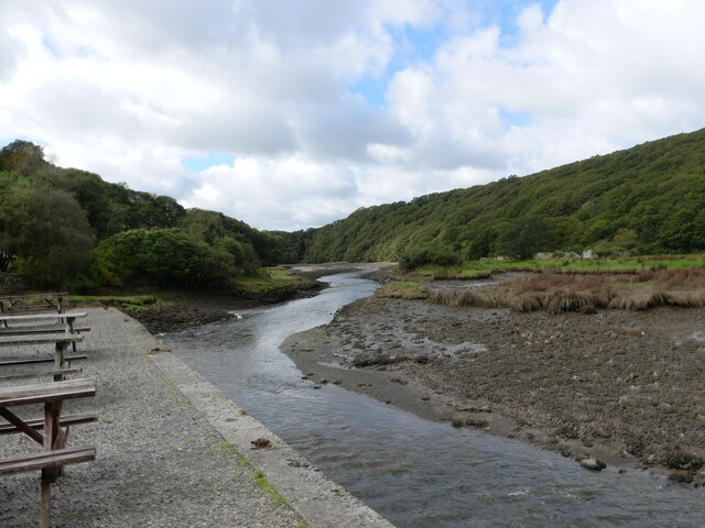 The Cresswell River from Cresswell Quay, Pembrokeshire