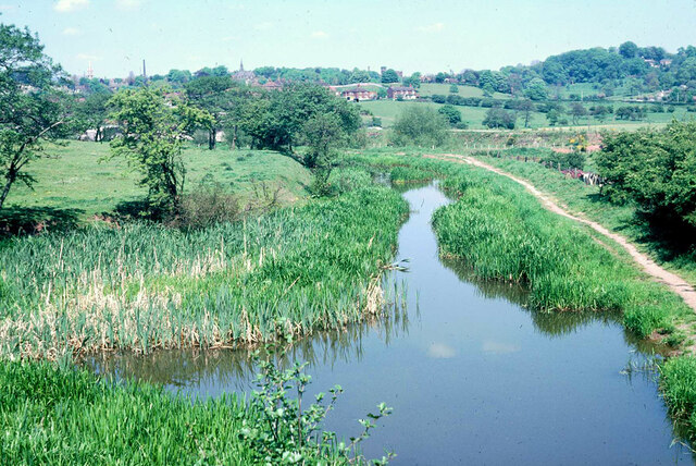 North of last bridge, Caldon Canal, Leek Branch, 1978