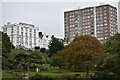 The Westcliff Hotel and Tower Court, seen from the promenade