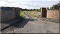 Entrance driveway to Newsham Grange from A167