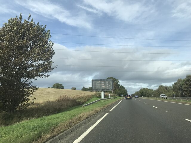 Matrix board - A9 northbound