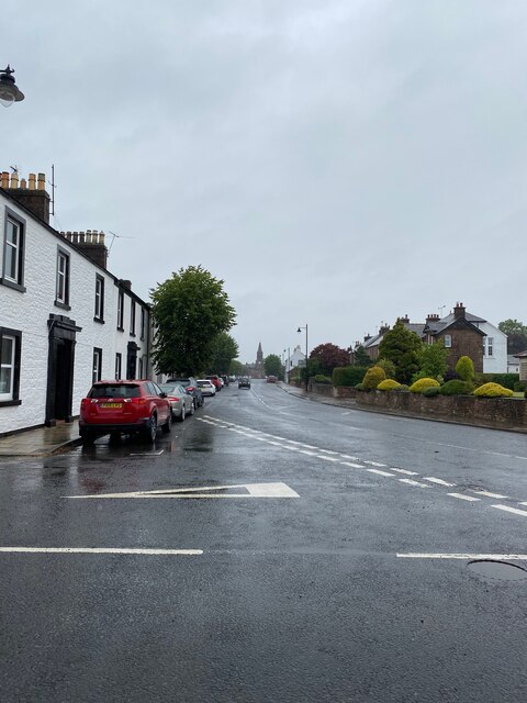 Lochmaben looking towards the Town Hall