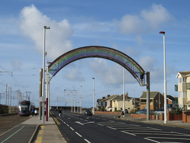 Welcome arch, Starr Gate, Blackpool