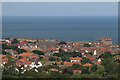 Sheringham roofscape from Stone Hill