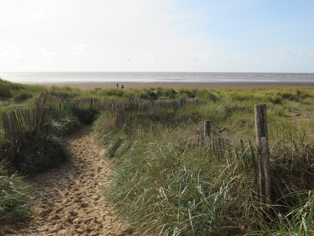 Path to the beach, St. Anne's-on-the-Sea