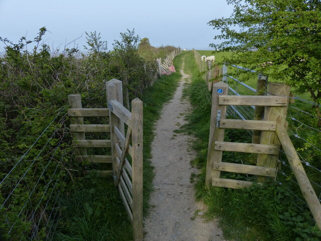 Gate along the Wales Coast Path