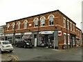 Shops on the corner of Bold Street and Welles Street, Sandbach