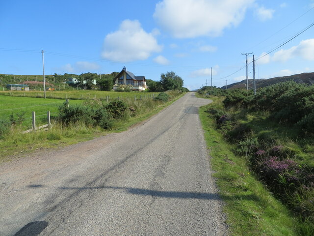 Minor road at Kirkaig Hill