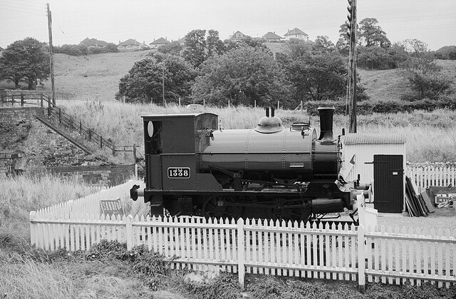 1338 at Uphill railway museum – 1966