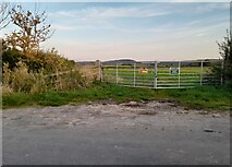 SP7907 : Field entrance on Kimblewick Road by David Howard