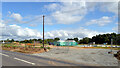 Construction site, Dereham Road (B1135), Yaxham