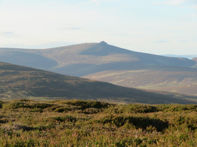 The view north from Cairn o' Mount
