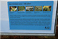 NH9905 : The Mountain Garden noticeboard by Hugh Venables