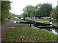 SO9263 : Droitwich Junction Canal - lock No. 1 by Chris Allen