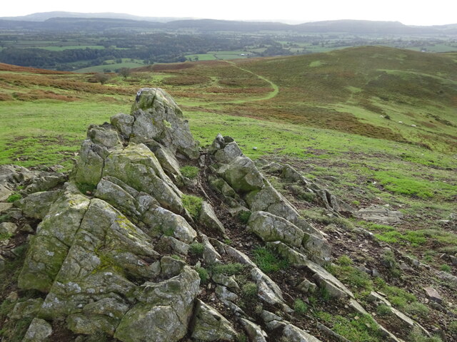 The Packet Stone on the Long Mynd