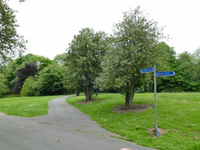 Bowling Park: cycle signage