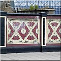 NY4055 : Victoria Viaduct panels by Gerald England