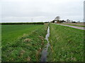 Drain beside South Drove, Helpringham Fen