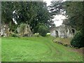 SP2270 : Wroxall Abbey - St Leonard's Priory ruins (both parts) by Rob Farrow