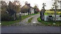 NY4349 : Entrance gateway to Candlemas Cottage and Sarah Losh Heritage Centre by Roger Templeman