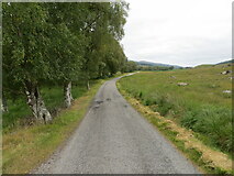 NC4505 : Glen Cassley - Minor road heading in the direction of Rasail by Peter Wood