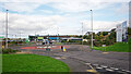 The road entrance to Asda, Slackbuie, Inverness