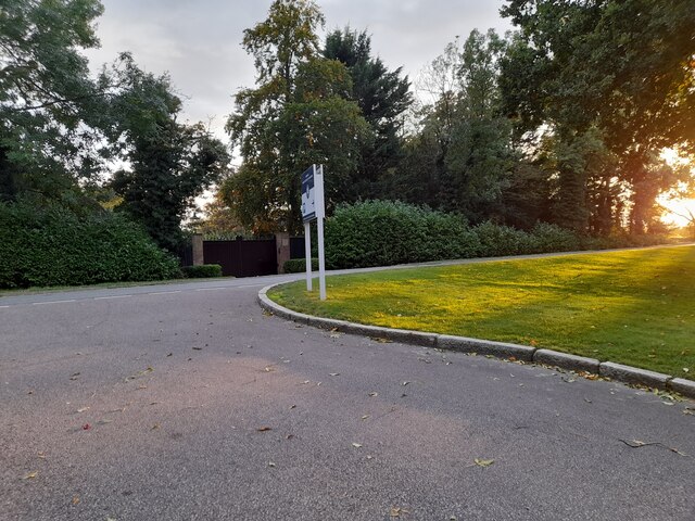 The entrance to the American Cemetery, Madingley