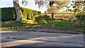 Gateways to track and field from south side of road at Broadacres