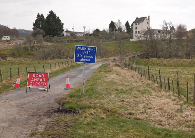 Road closed, Tordarroch