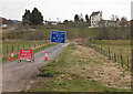 NH6733 : Road closed, Tordarroch by Craig Wallace