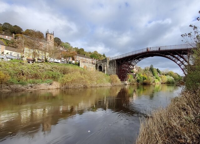 The Iron Bridge crossing the River Severn