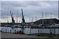 View of masts against the sky in Neptune Marina from Wherry Quay #13