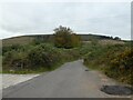 Twmbarlwm seen from road to the hikers