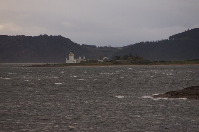 Chanonry Point Lighthouse from Fort George