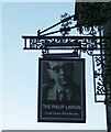 SP3379 : Sign of The Philip Larkin by Gerald England