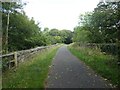 Cycle track on Cwm Ffrwd-Oer viaduct