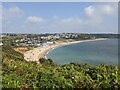 Looking over Praa Sands