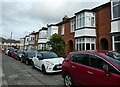 Parked cars in Maylands Avenue