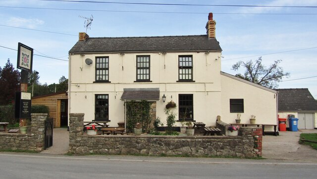 Redwick - The Rose Inn © Colin Smith :: Geograph Britain And Ireland