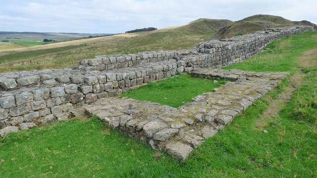 Turret 41a on Hadrian's Wall at Caw Gap © Sandy Gerrard :: Geograph ...