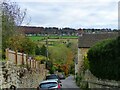 SO8609 : Looking down the hill, Tibbiwell Lane, Painswick by Ruth Sharville