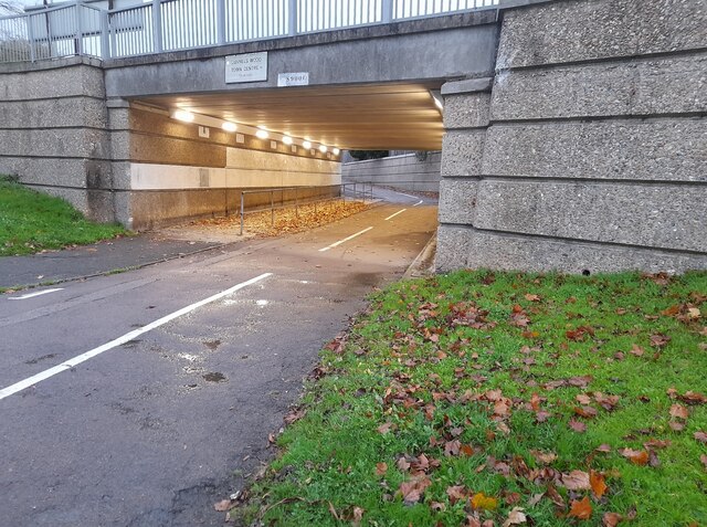 Cycle path in Stevenage