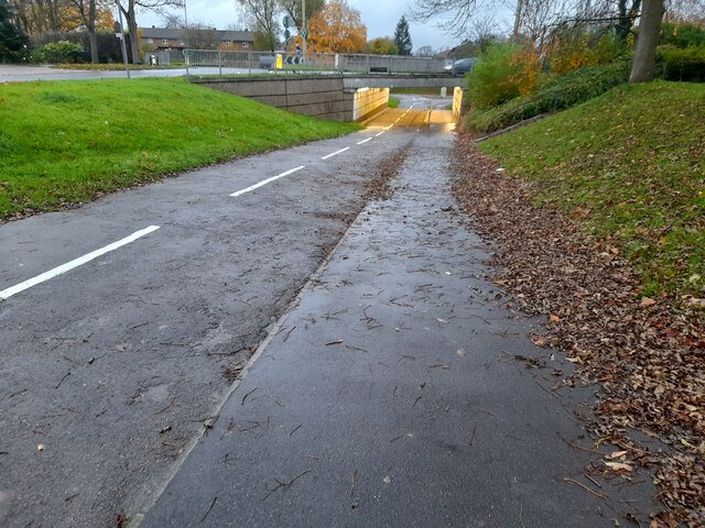Cycle path by Shephall Way, Stevenage